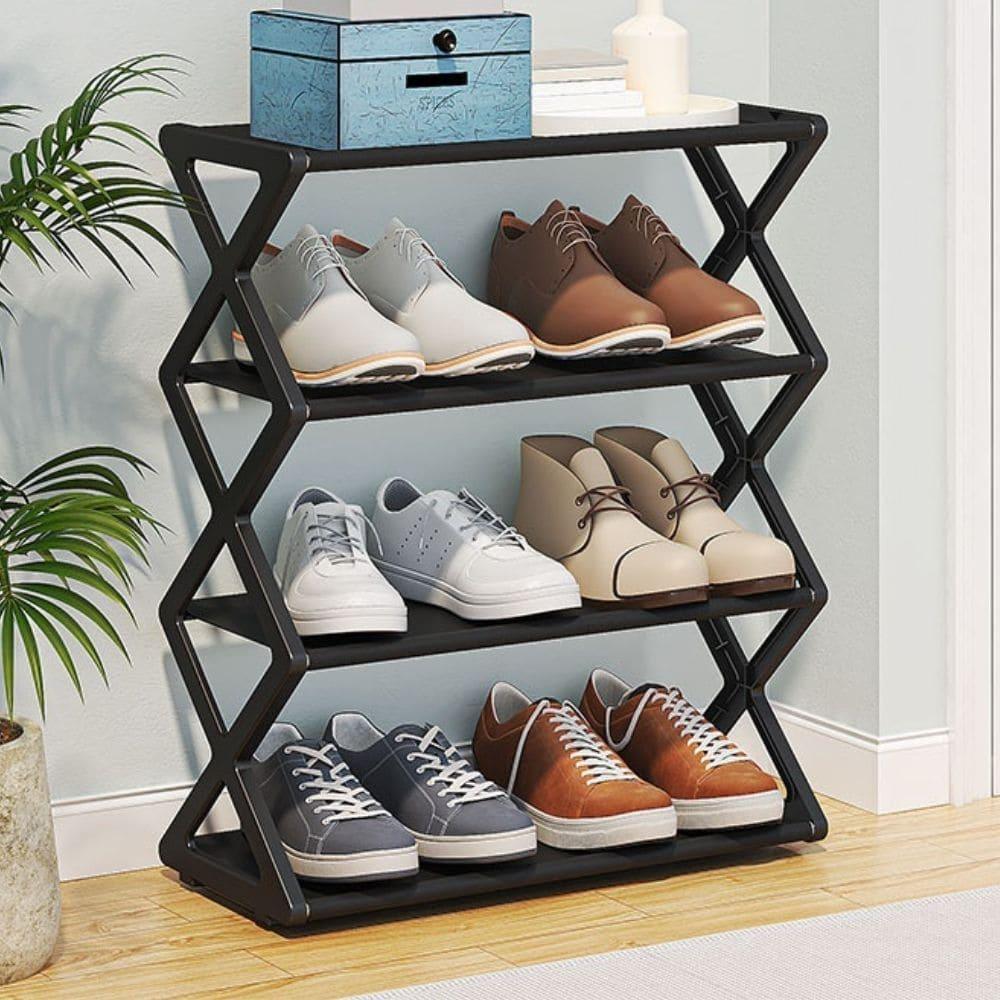 Minimalist 4-Tier Shoe Rack