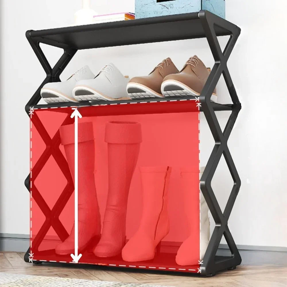 Minimalist 4-Tier Shoe Rack
