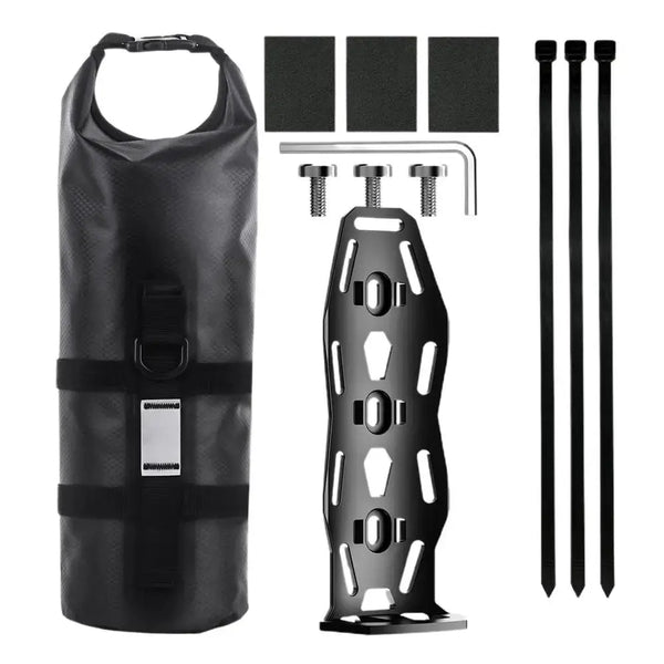 Waterproof Bike Front Fork Bags – 5–7L Pannier Set