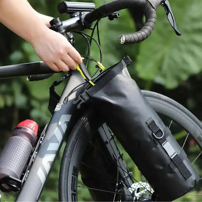 Waterproof Bike Front Fork Bags – 5–7L Pannier Set